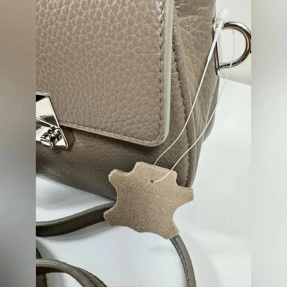 NWT Italy 100% Premium Leather Handbag Limited Small Crossbody Purse